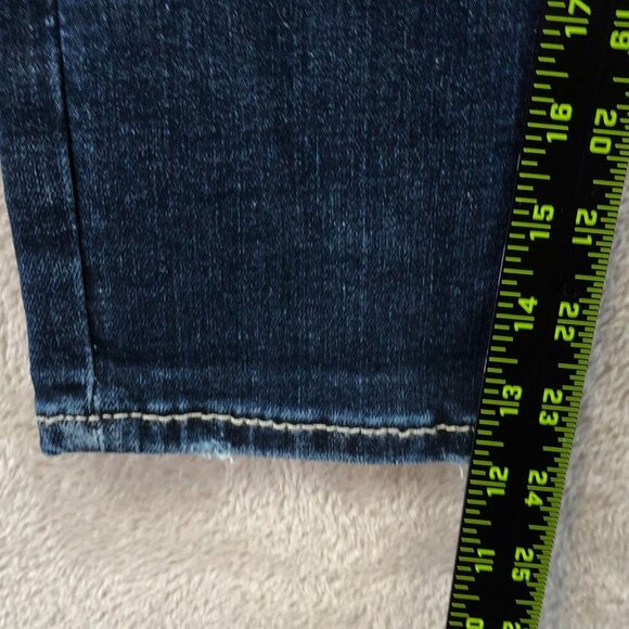 Silver Jeans Women's Suki Capri Jeans Size 26 Blue Denim Cropped Casual Y2K - Picture 7 of 14